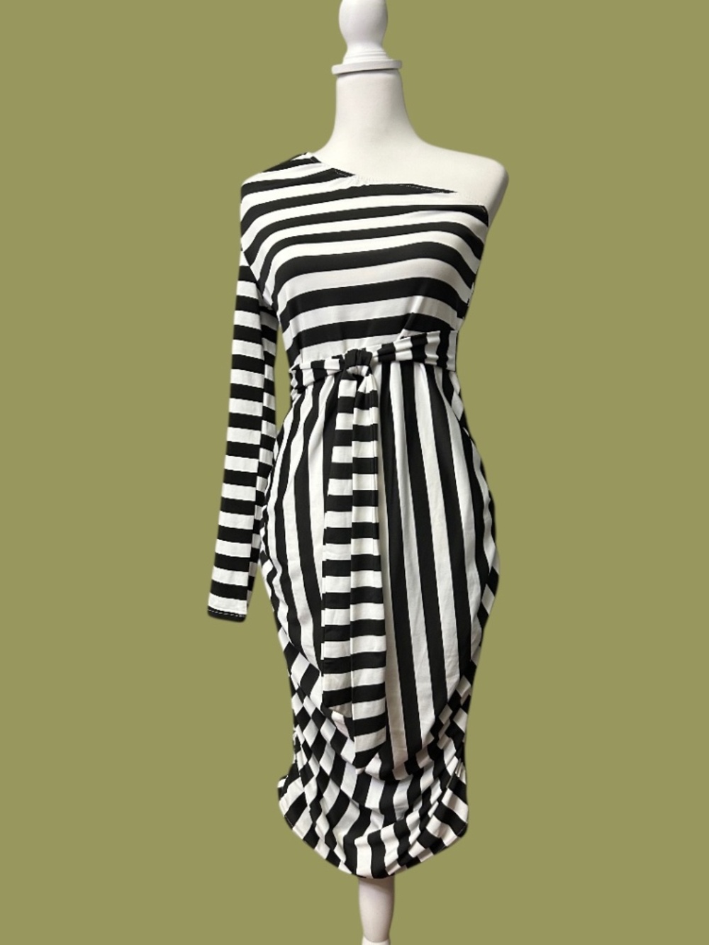 NWT. CBR One Shoulder Dress